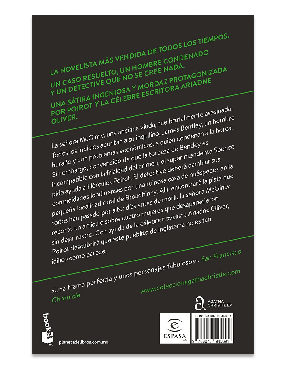 Libro La Señora Mcginty Ha Muerto De Agatha Christie 2