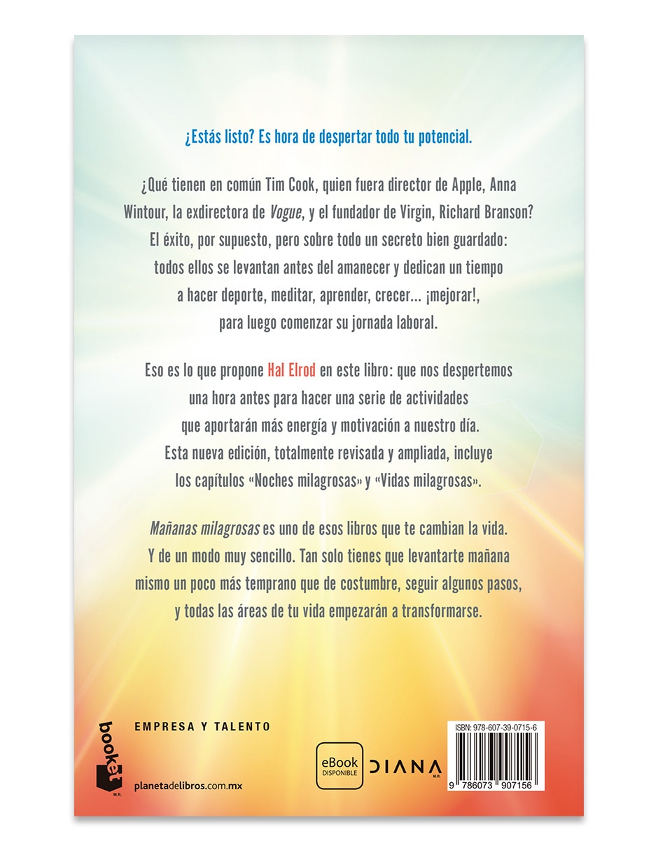 Libro Mañanas Milagrosas De Hal Elrod Libro Mañanas Milagrosas De Hal Elrod
