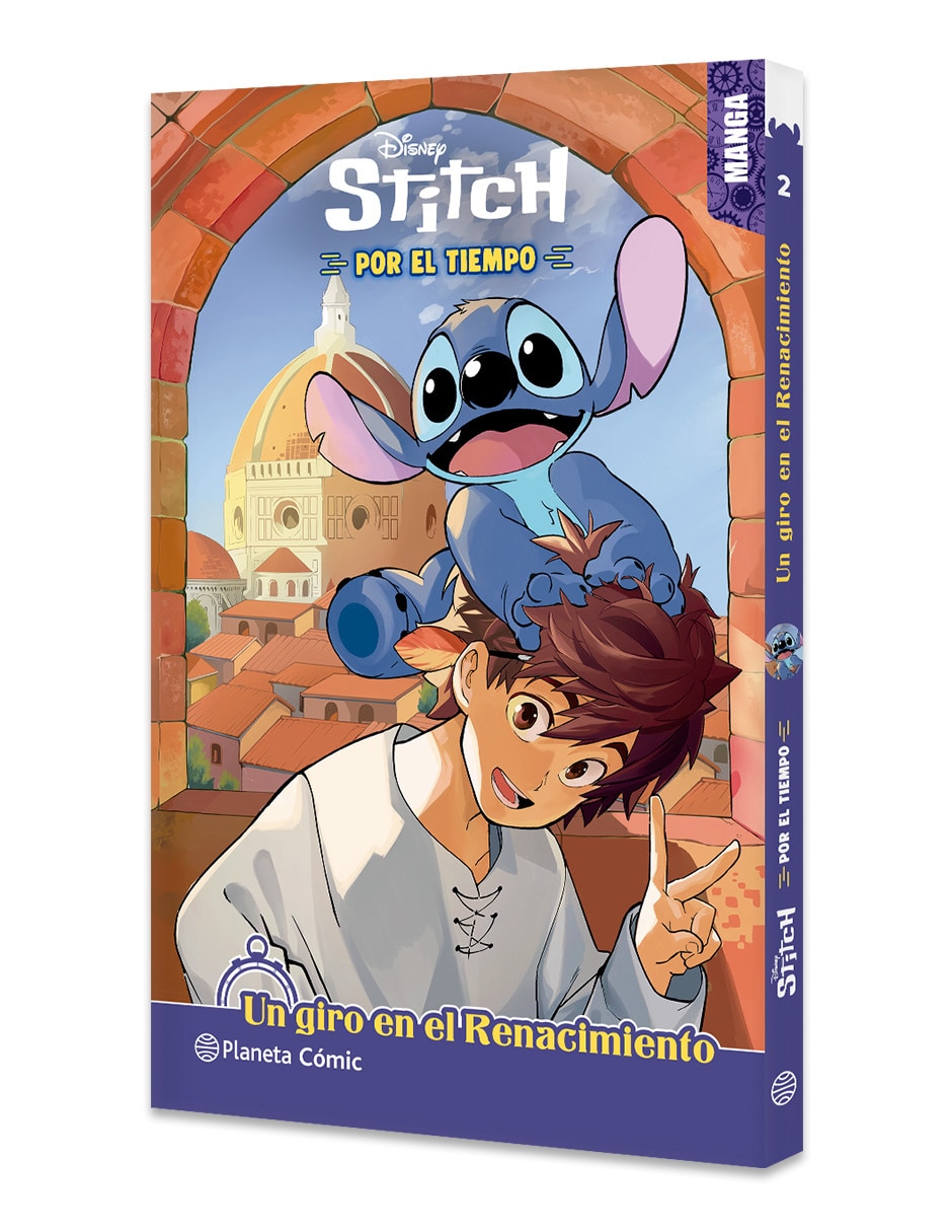 Libro Stitch Por El Tiempo. Un Giro En El Renacimiento. De Disney 3