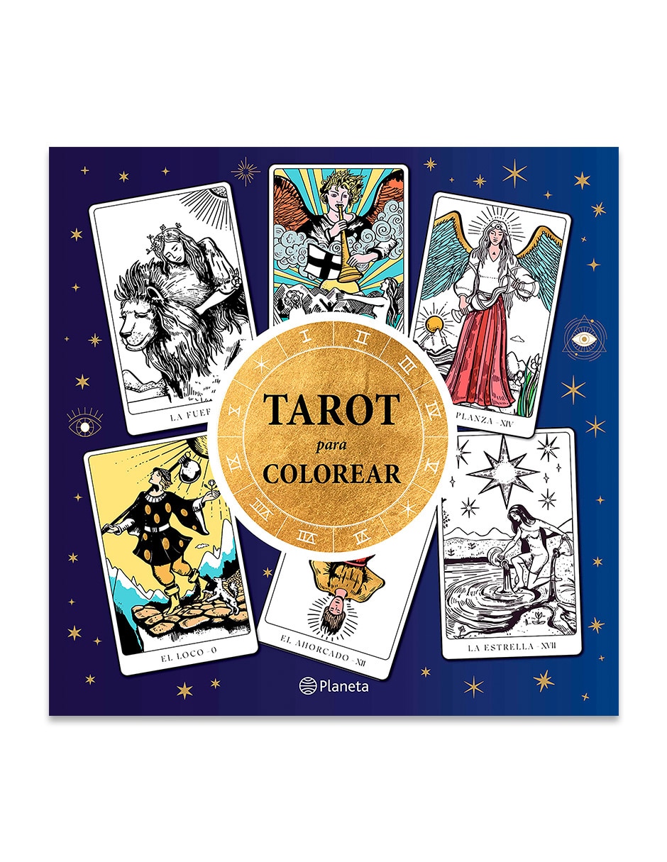 Libro Tarot Para Colorear De Varios Autores 1