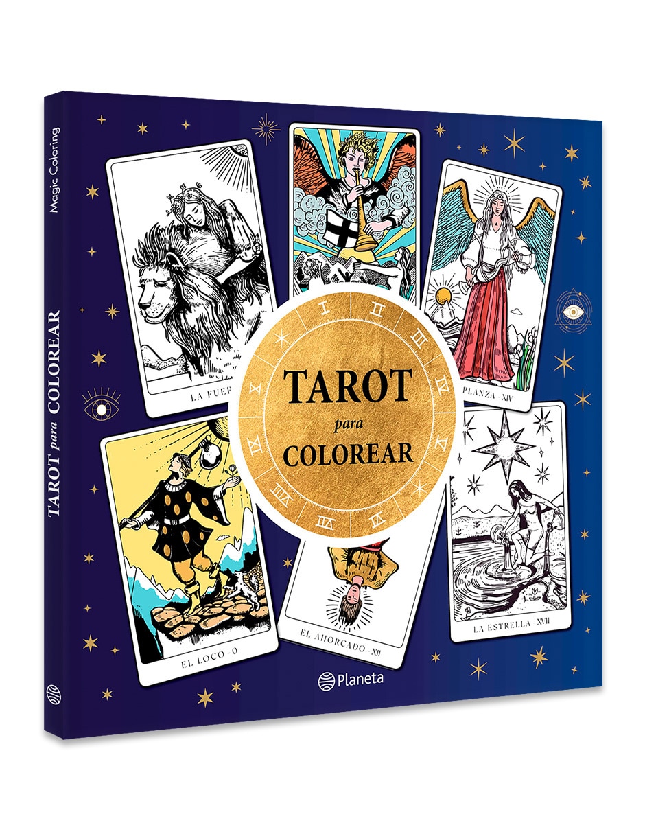 Libro Tarot Para Colorear De Varios Autores 3