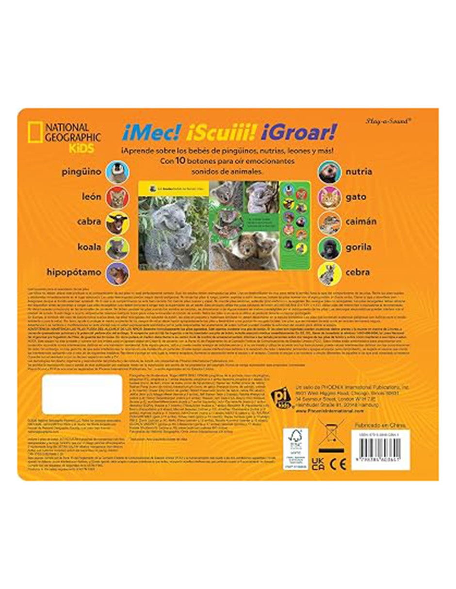 Libro ¡Animales bebés! de National Geographic Kids 2