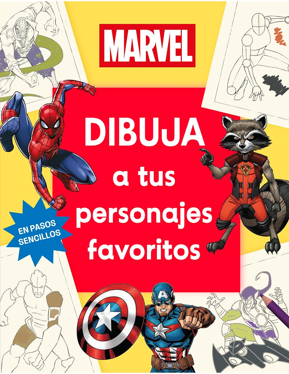 Libro Marvel Dibuja A Tus Personajes Favoritos De Dorling Kindersley 2