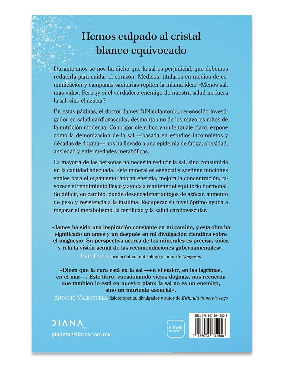 Libro La Solución Está En La Sal De James Dinicolantonio Libro La Solución Está En La Sal De James Dinicolantonio