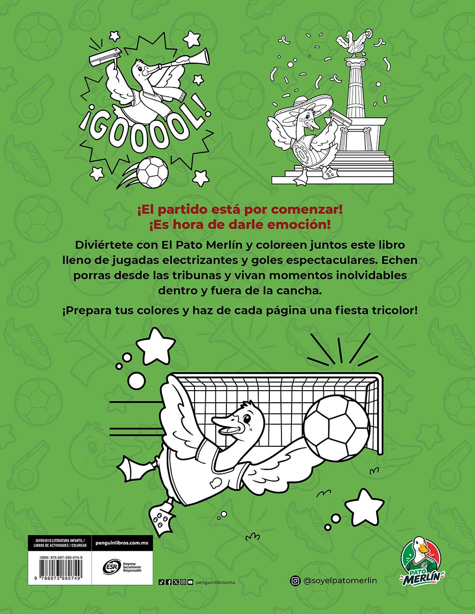 Libro Un Patito Tricolor De Merlín El Pato 2
