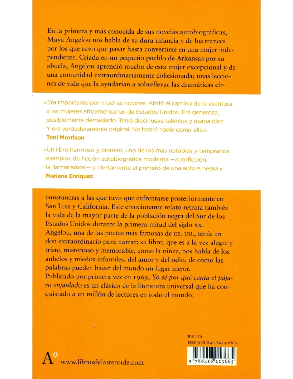 Libro Yo Sé Por Qué Canta El Pájaro Enjaulado De Angelou Maya 2