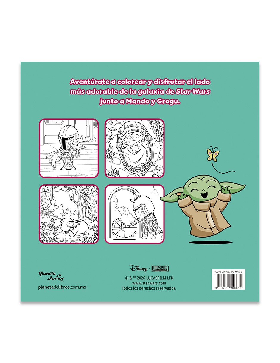 Libro Star Wars. Mando Y Grogu. Cozy Coloring De Lucasfilm Ltd 2