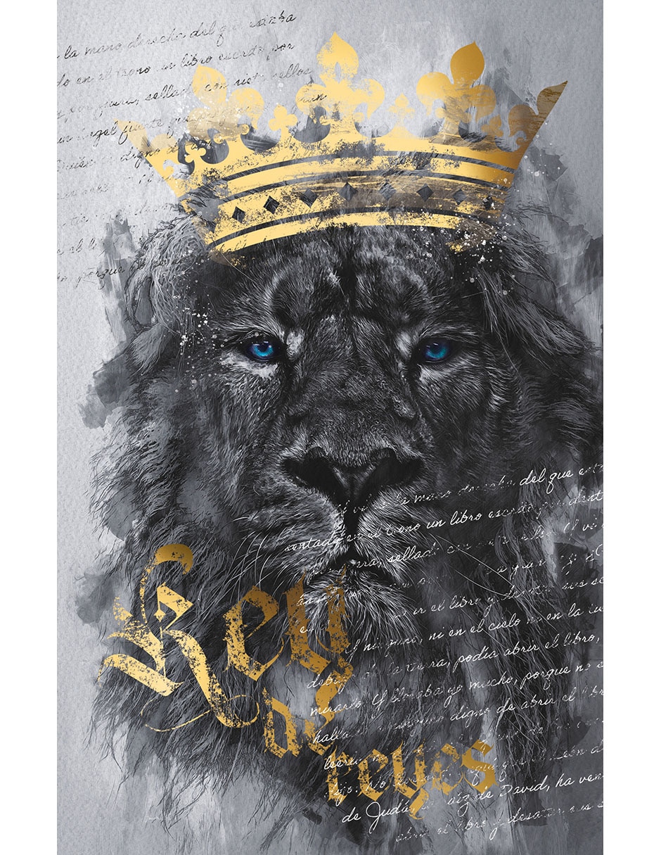 Libro Biblia Rvr 1960 León Rey De Reyes Con Índice De Reina Valera Revisada 1909