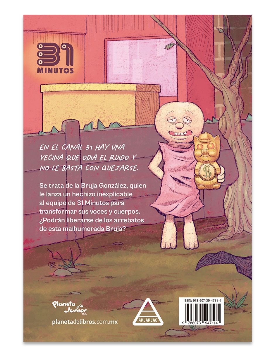 Libro La Maldición De La Bruja González De 31 Minutos 2