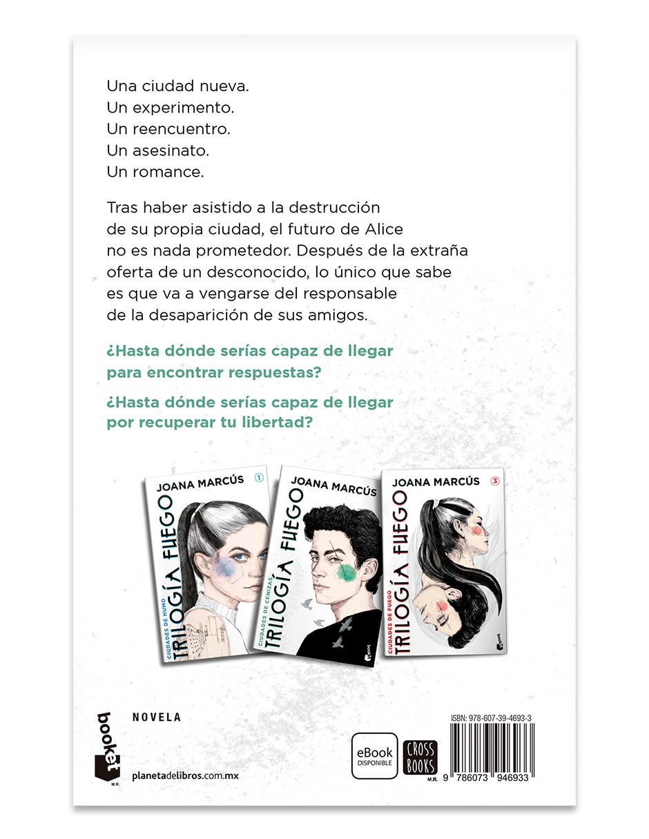Libro Trilogía Fuego 2. Ciudades De Cenizas De Joana Marcus 2