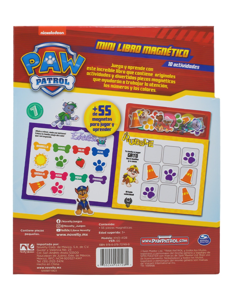 Libro magnetico paw patrol de ediciones 3