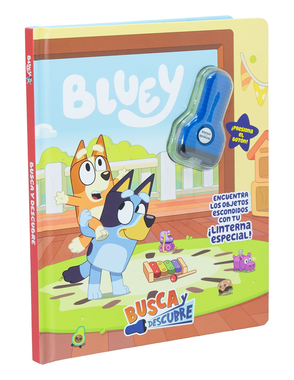 Libro de actividades busca y descubre bluey de ediciones