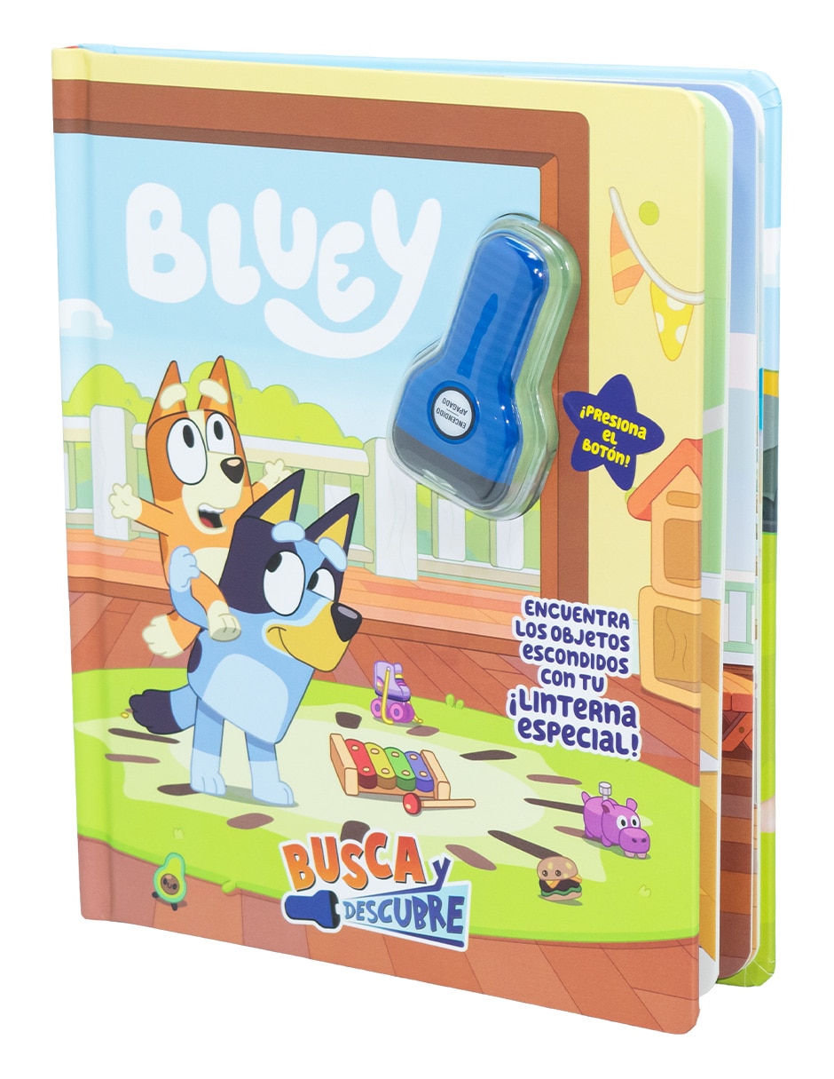 Libro de actividades busca y descubre bluey de ediciones 4