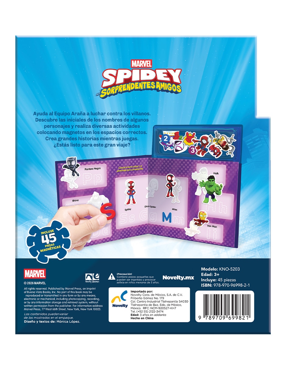 Libro magnetico spidey de ediciones 4