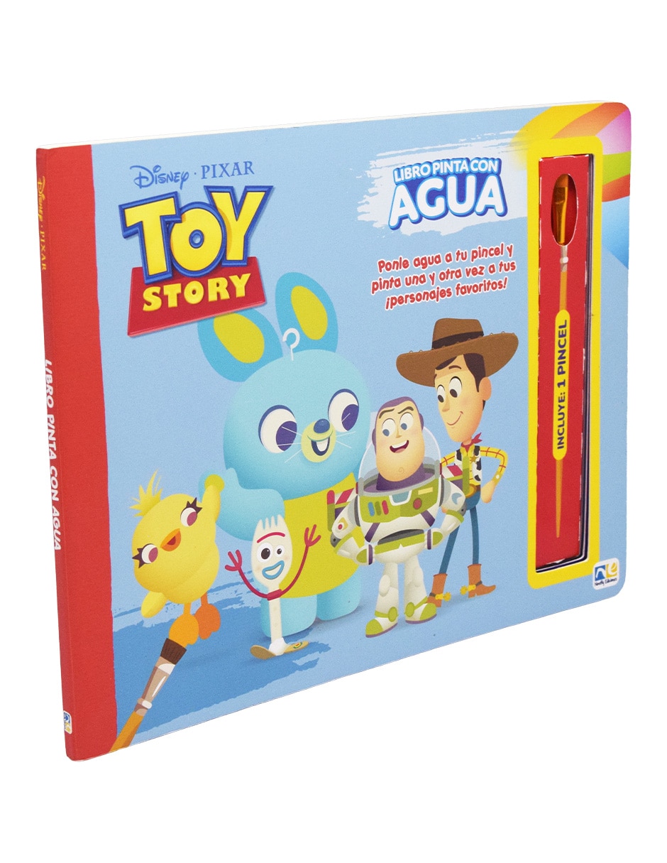 Libro de actividades pinta con agua toy story de ediciones