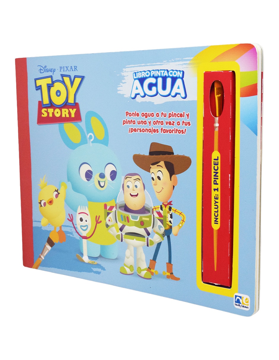 Libro de actividades pinta con agua toy story de ediciones 3