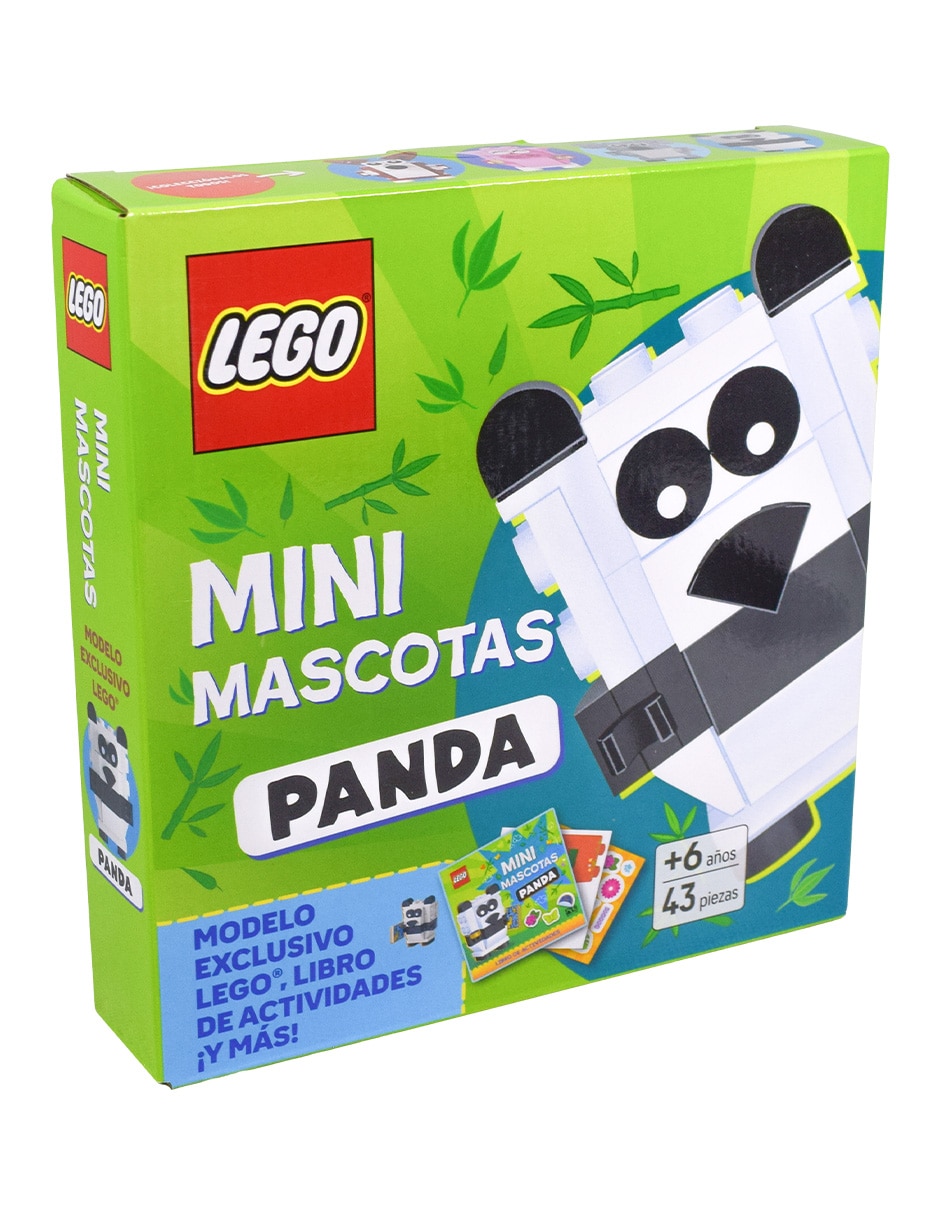 Libro de actividades lego mini mascotas panda de ediciones