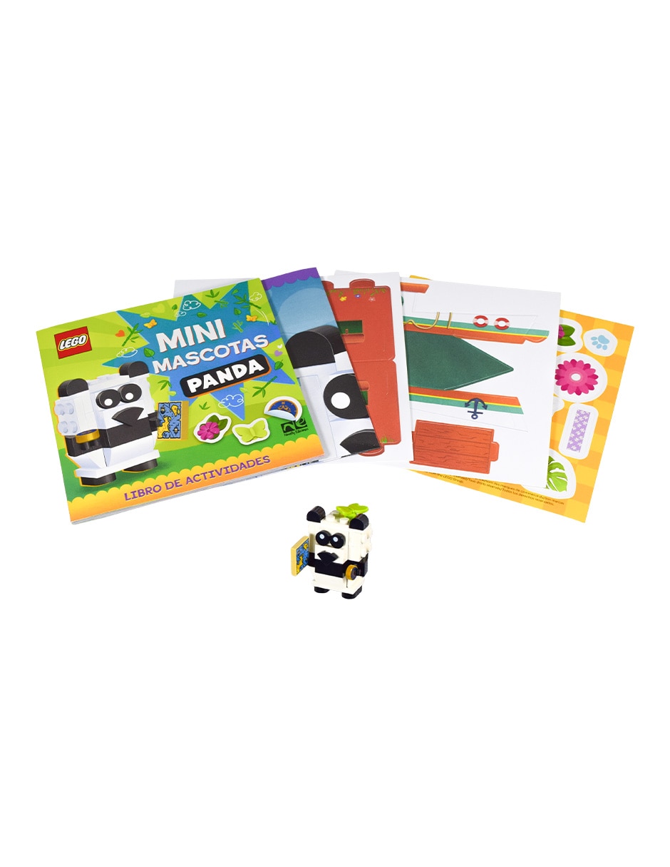 Libro de actividades lego mini mascotas panda de ediciones 5