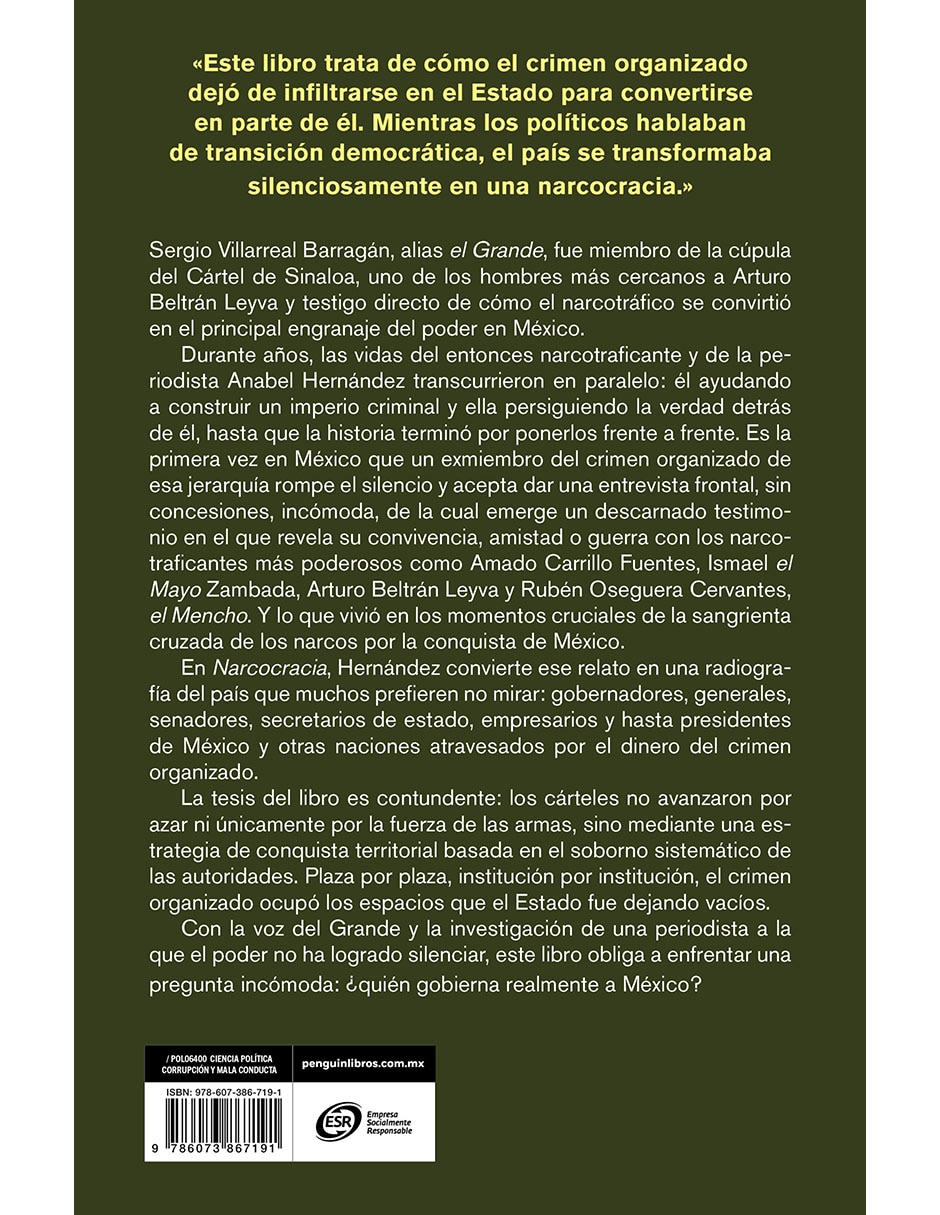 Narcocracia Anabel Hernandez 2