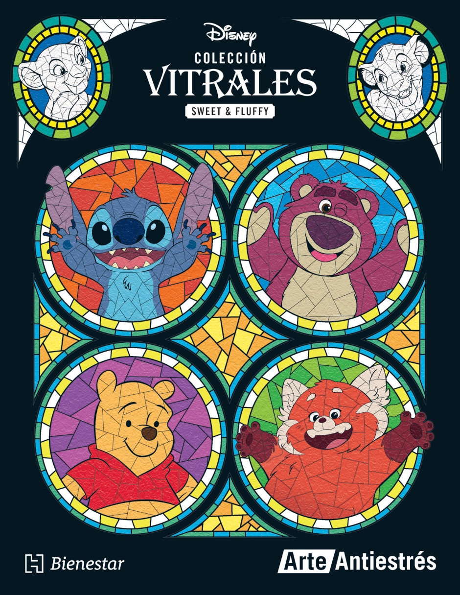 Libro Arte Antiestrés: Sweet & Fluffy (Colección Vitrales Disney) De Ediciones Larousse México Libro Arte Antiestrés: Sweet & Fluffy (Colección Vitrales Disney) De Ediciones Larousse México