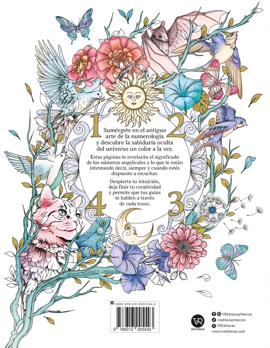Libro Números Angelicales Para Colorear De Singh Anjali 2
