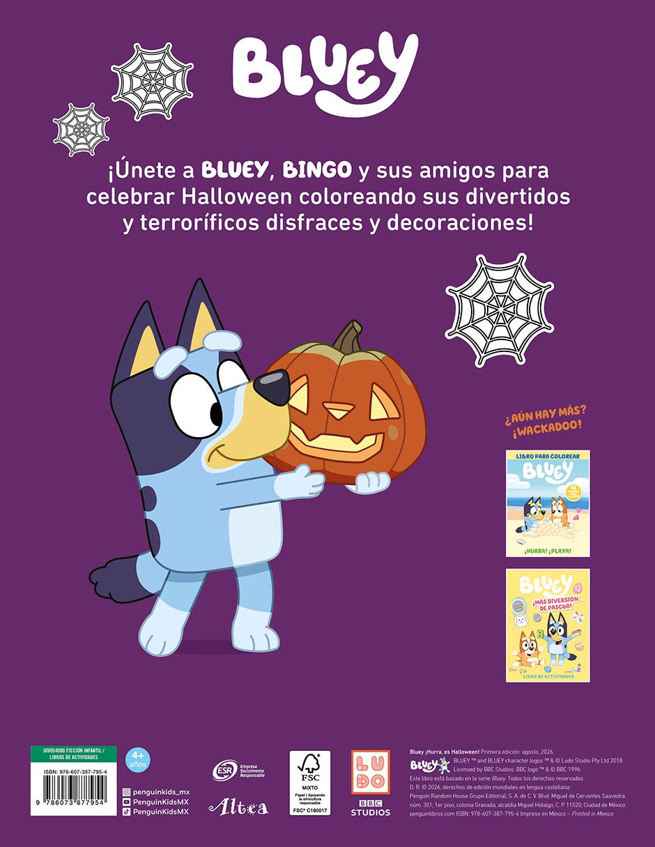 LIBRO ¡HURRA ES HALLOWEEN! de BLUEY 2