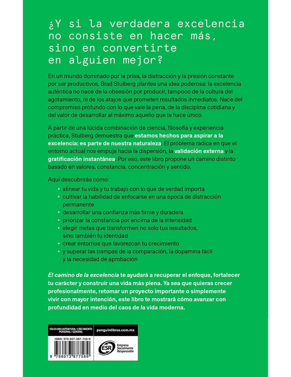 LIBRO EL CAMINO DE LA EXCELENCIA de BRAD STULBERG 2