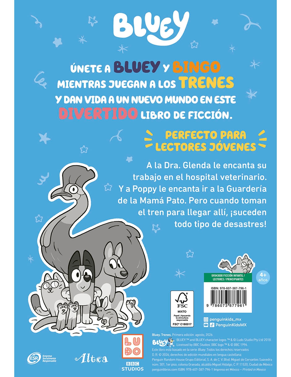 LIBRO TRENES de BLUEY 2