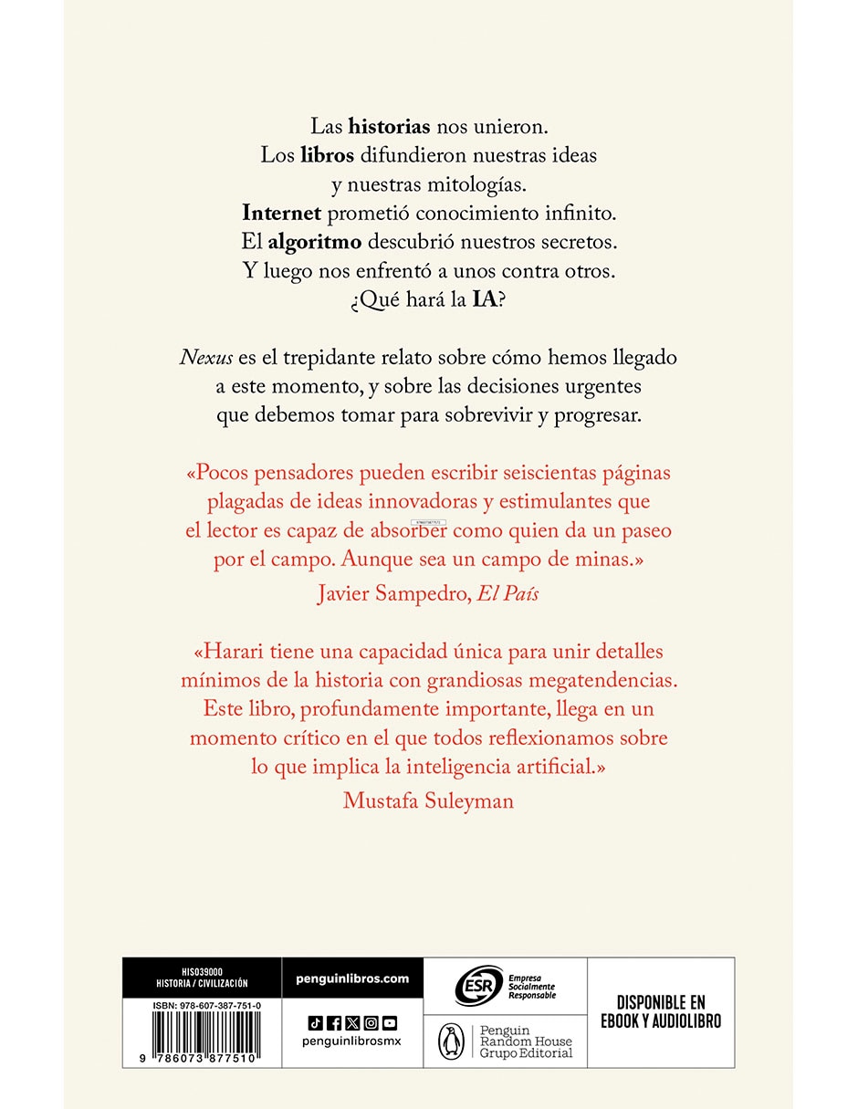 LIBRO NEXUS de YUVAL NOAH HARARI 2