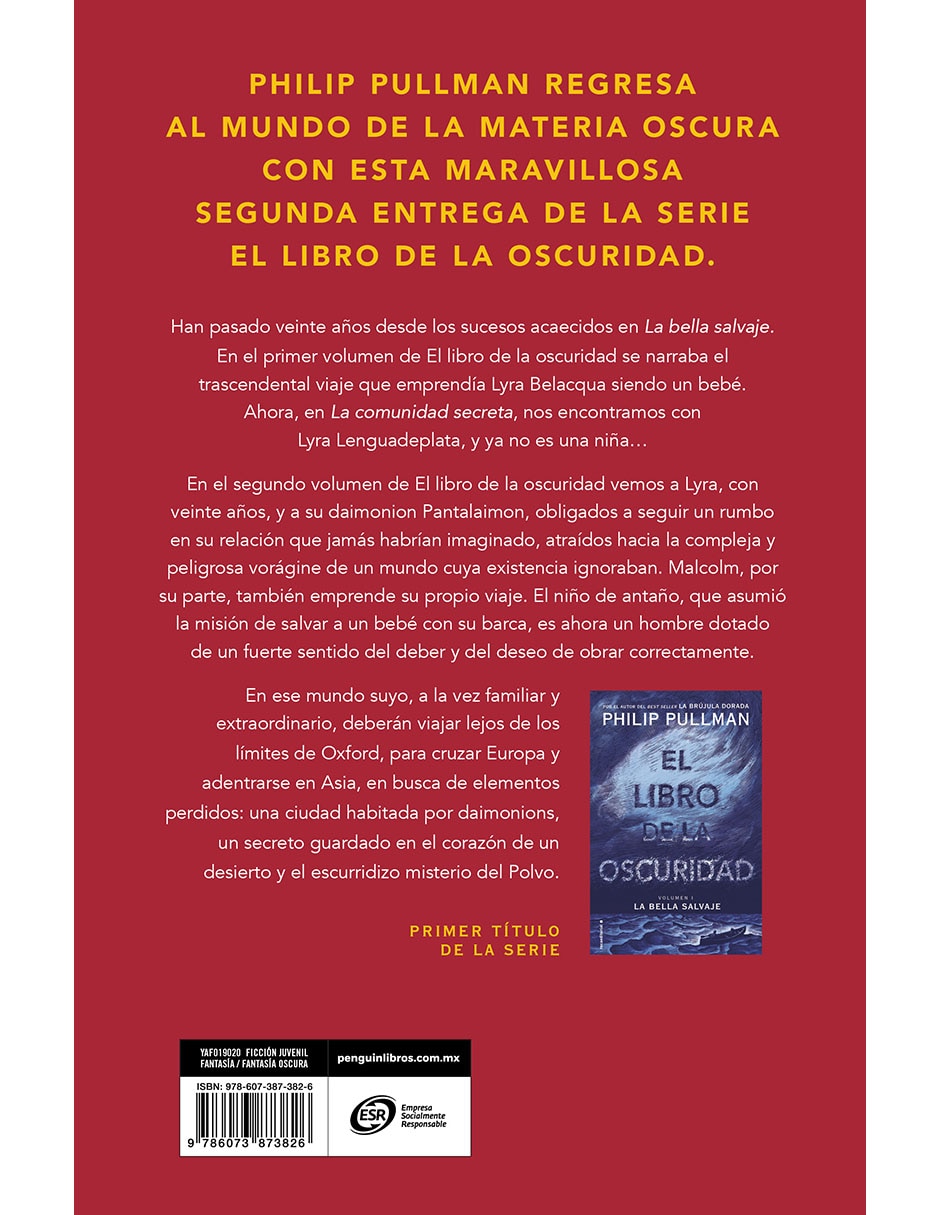 LIBRO LA COMUNIDAD SECRETA de PHILIP PULLMAN