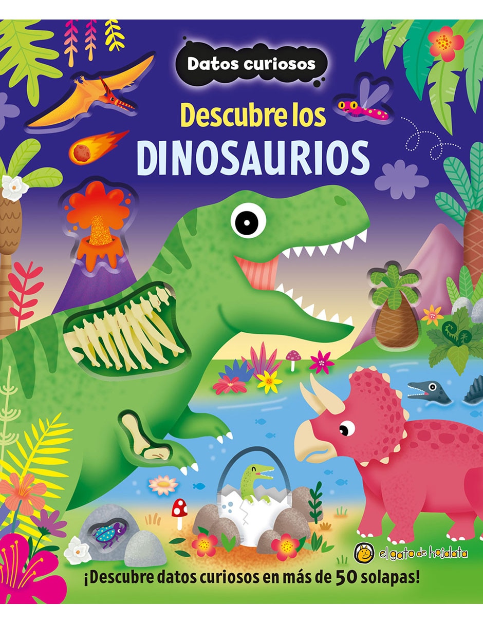 LIBRO DATOS CURIOSOS. DESCUBRE LOS DINOSAURIOS de EDITORIAL GUADAL