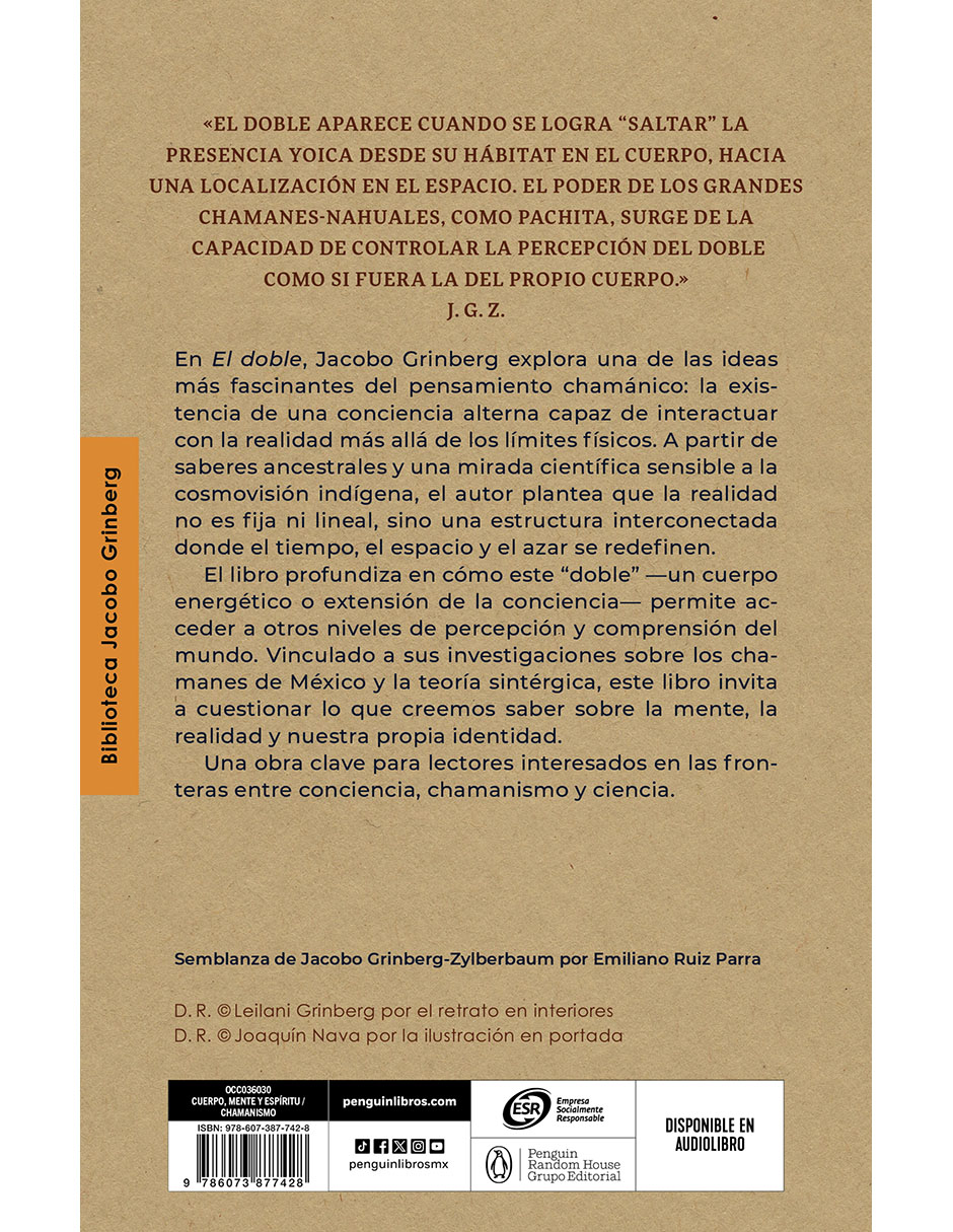 LIBRO EL DOBLE de JACOBO GRINBERG-ZYLBERBAUM 2