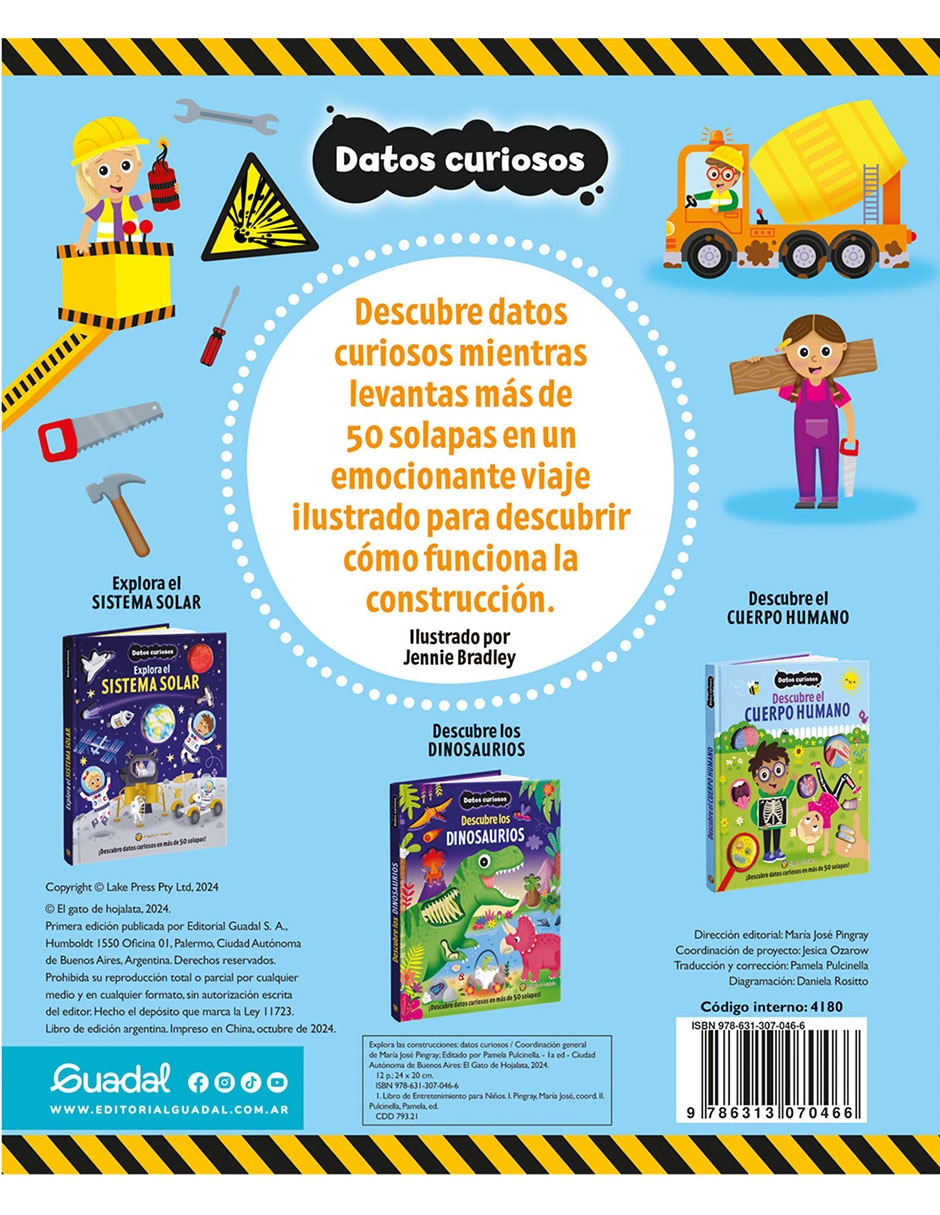 LIBRO DATOS CURIOSOS. EXPLORA LAS CONSTRUCCIONES de EDITORIAL GUADAL 2