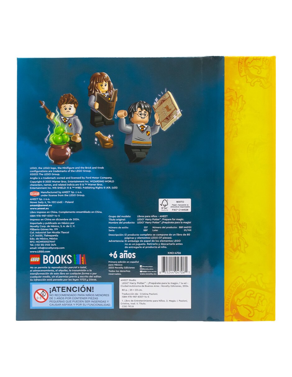 LIBRO DE ACTIVIDADES LEGO HARRY POTTER 4
