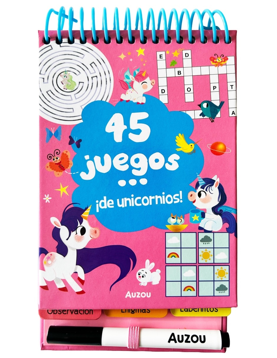 Libro 45 juegos de unicornios