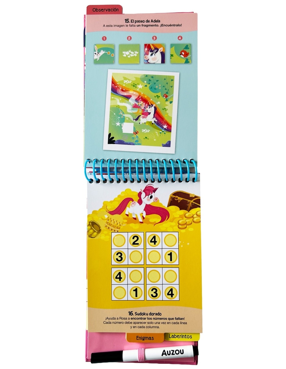 Libro 45 juegos de unicornios 3