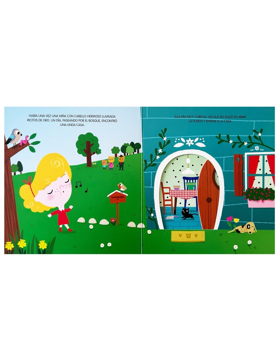Libro Mis cuentos animados ricitos de oro y los tres osos 4