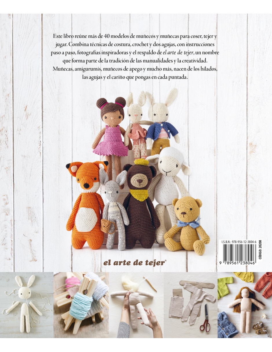 Libro El arte de tejer amigos. Muñecos y amigurumis para hacer con tus propias manos VR Editoras 2