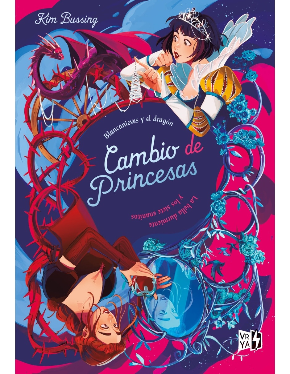 Libro Cambio de princesas 2. Blancanieves y el dragón. La bella durmiente y los siete enanitos de Kim Bussing