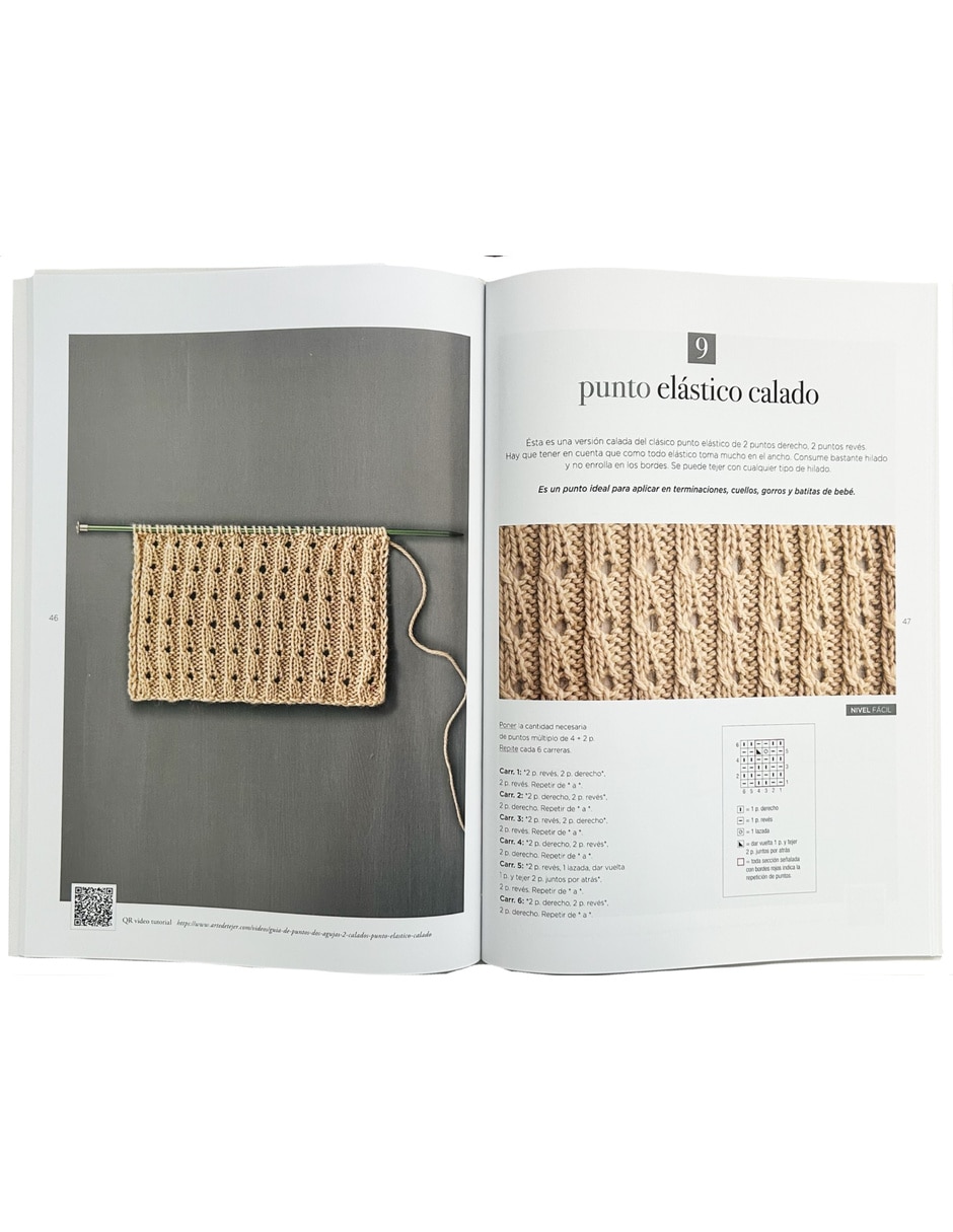 Libro Guía de puntos dos agujas VR Editoras 4