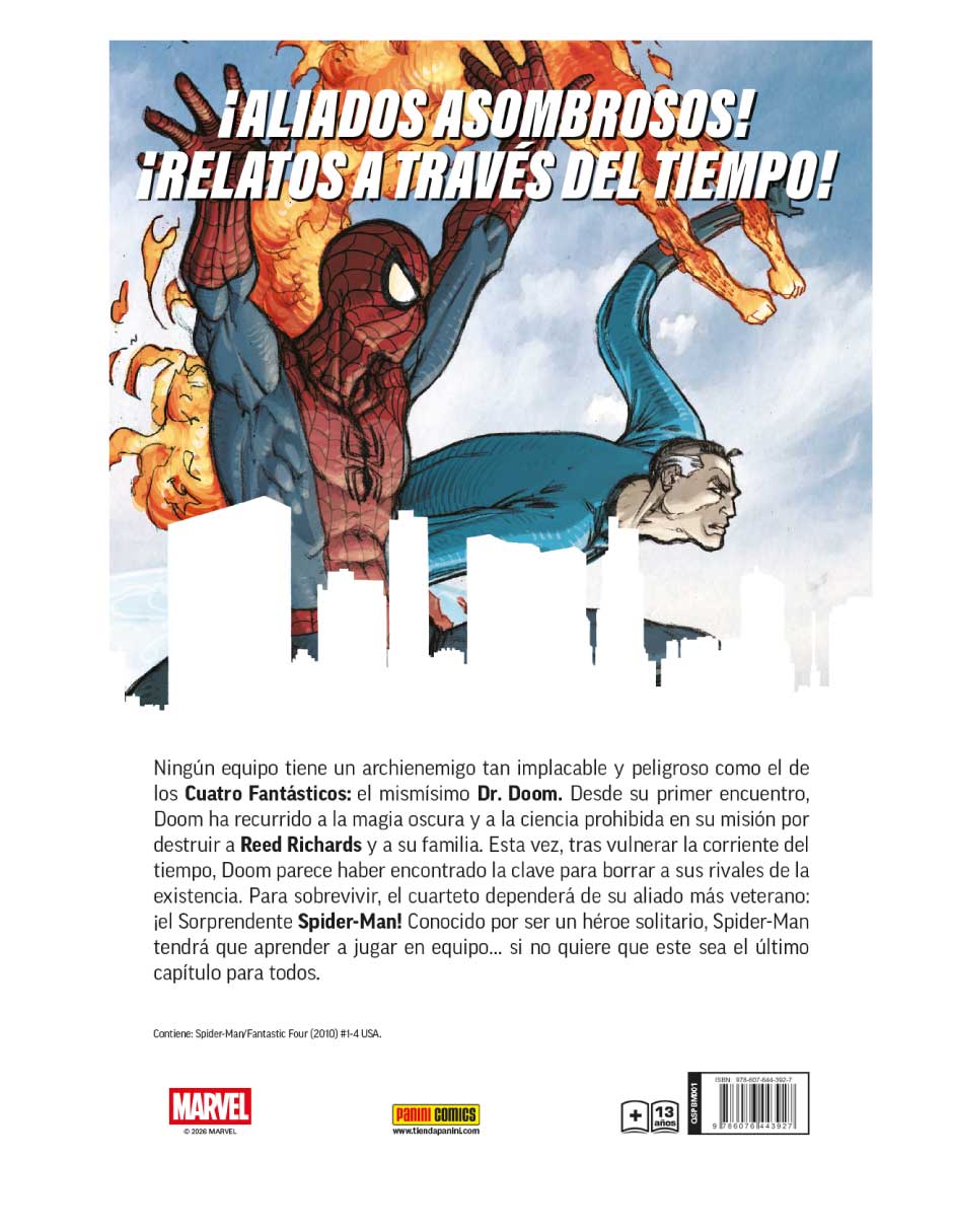 Cómic web of heroes collection spider-man & los cuatro fantásticos 2