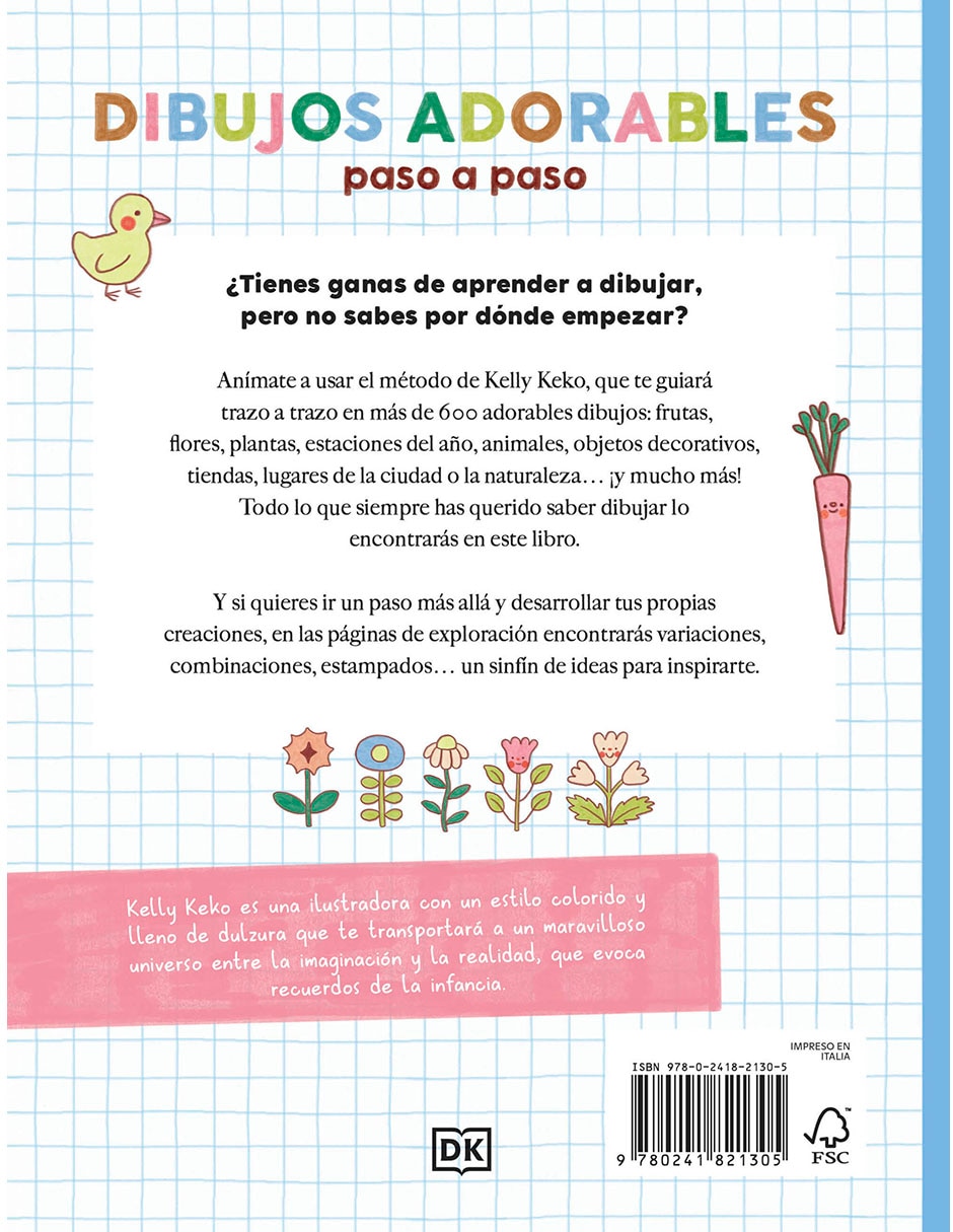Libro dibujos adorables paso a paso de dk 2
