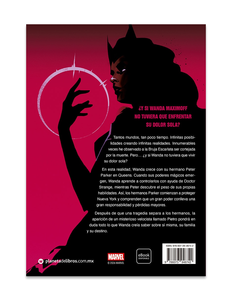 Libro What if ¿Y si Wanda Maximoff y Peter Parker fueran hermanos? de Mcguire Seanan Marvel 2