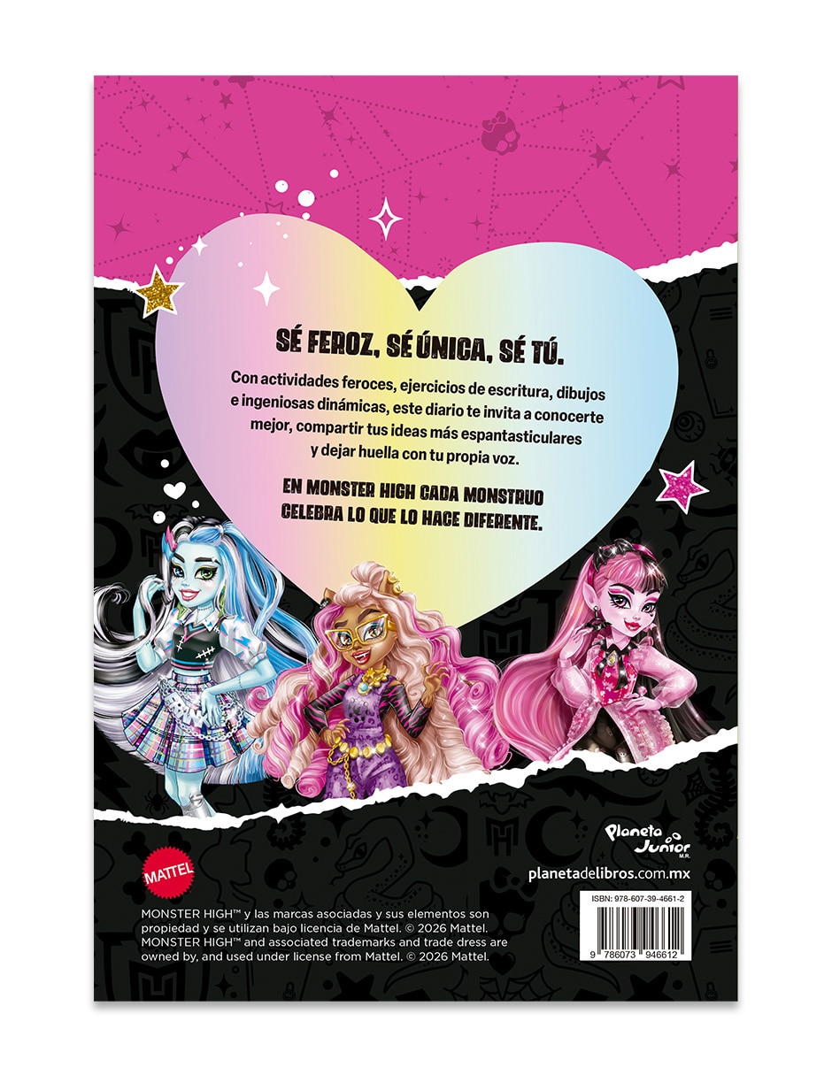 libro Monster High mi Diario Espantastico de Mattel Europa B V 2
