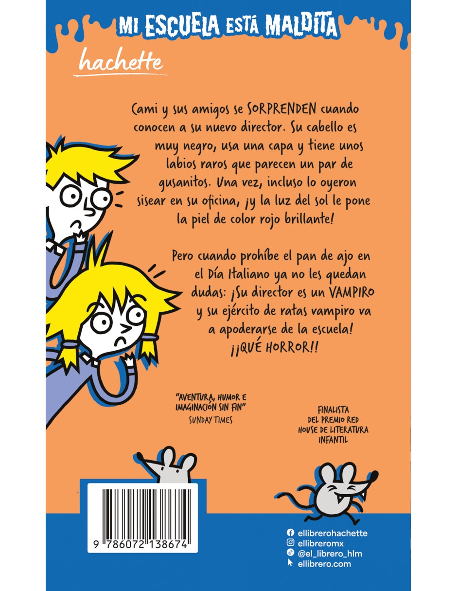 Libro Mi escuela está maldita / Mi director es un vampiro de Butchart Pamela 3