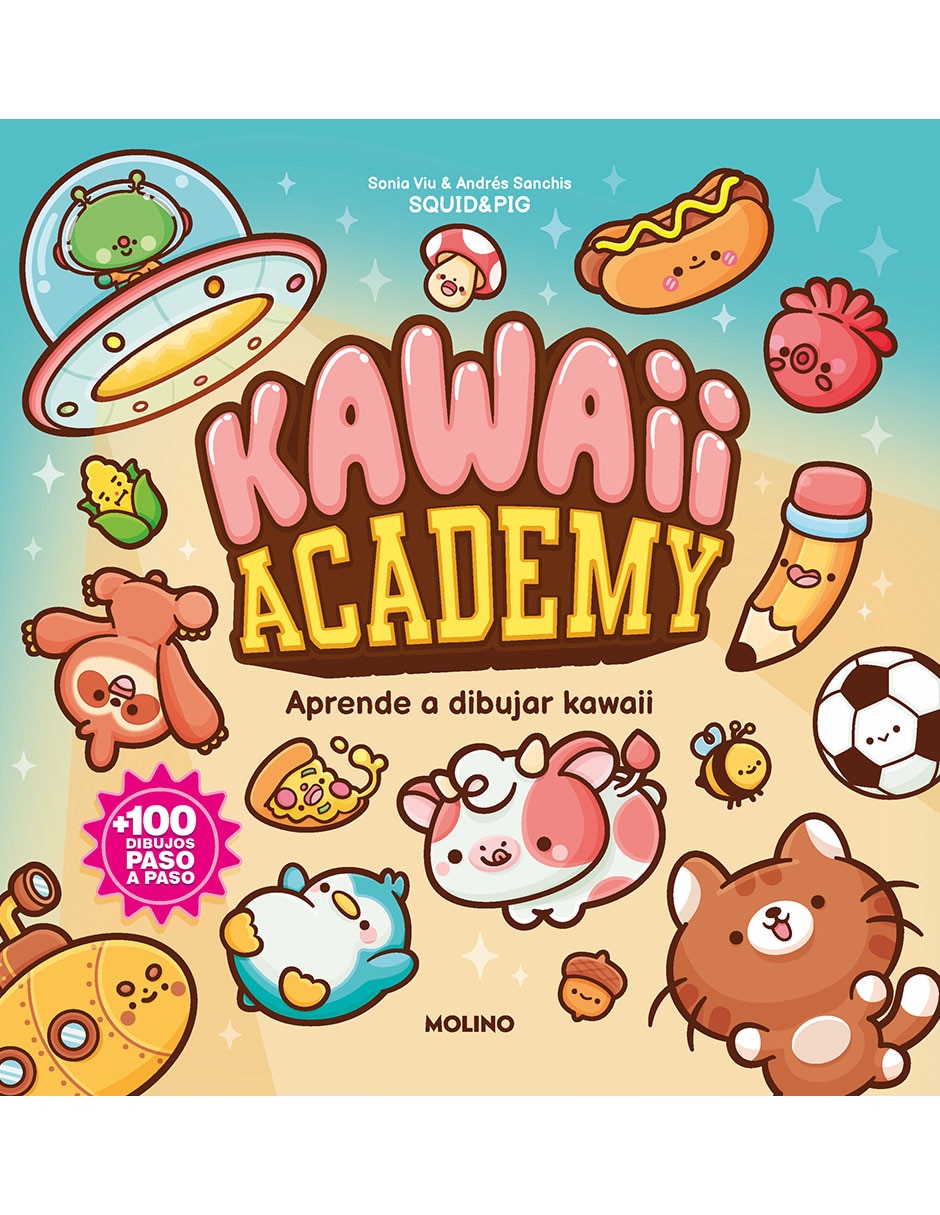 Libro KAWAII ACADEMY de SQUID&PIG
