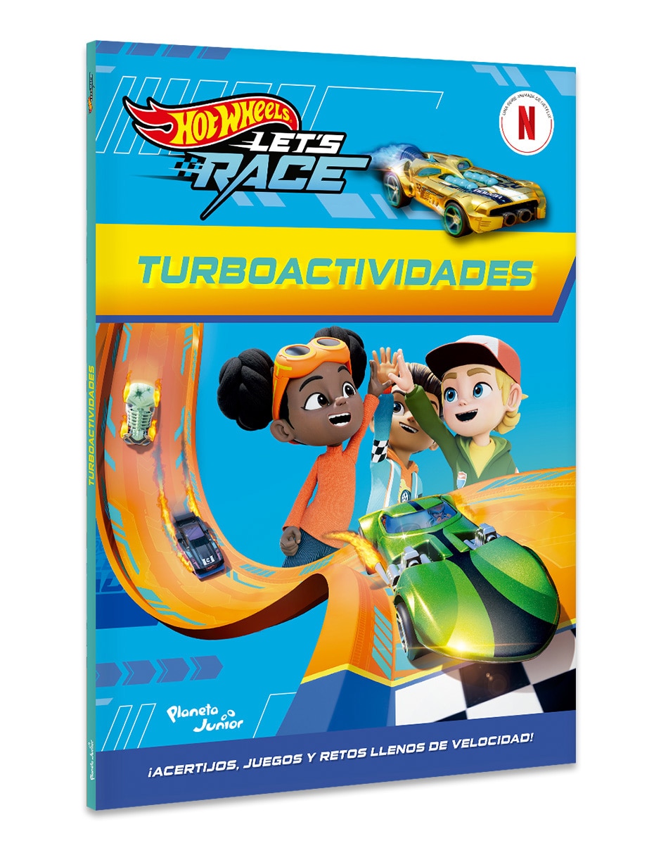 Libro Hot Wheels Lets Race Turboactividades de Mattel Europa B V 3
