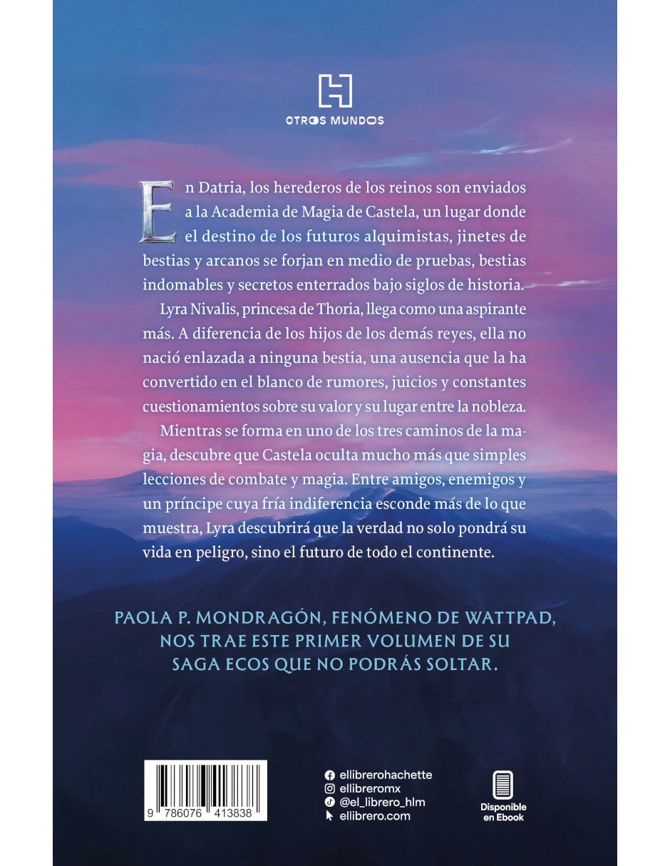 Libro Ecos de alas y fuego de Mondragón Paola
