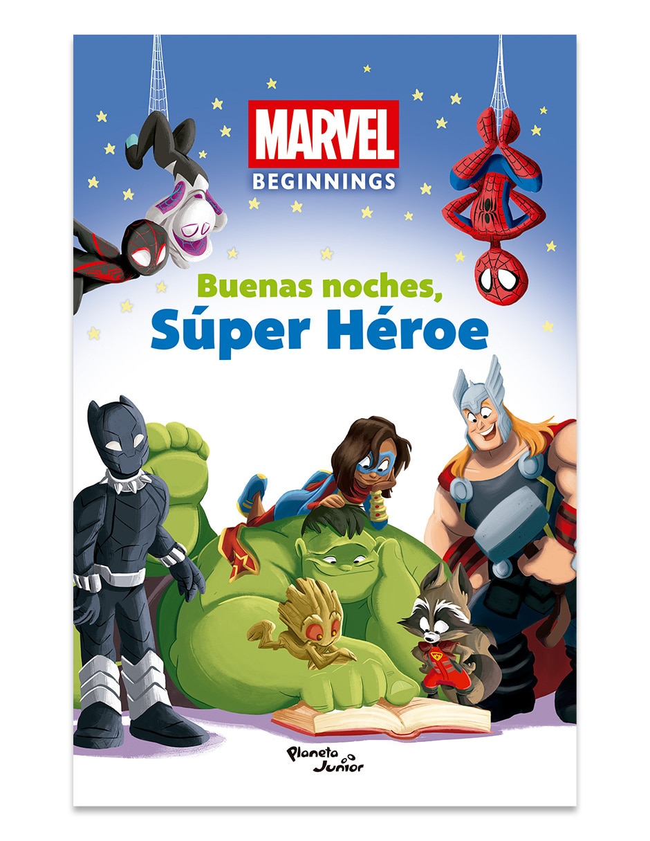 Libro Marvel Beginnings buenas noches super heroe de Marvel Libro Marvel Beginnings buenas noches super heroe de Marvel