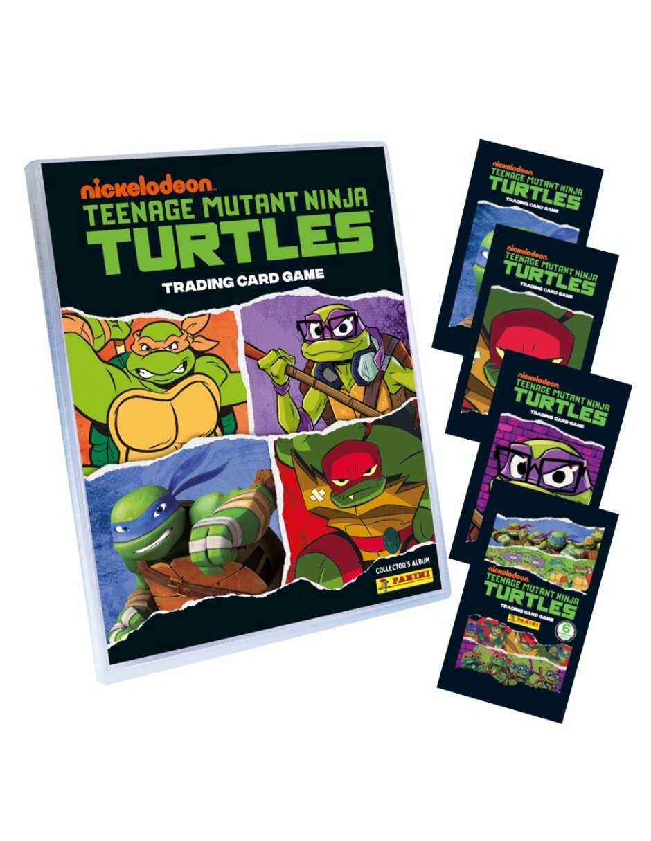 Álbum con estampas de Tortugas Ninja pasta dura